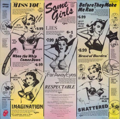 The Rolling Stones Some Girls - 1st - B/P/G/Y vinyl LP album (LP record) UK ROLLPSO601586