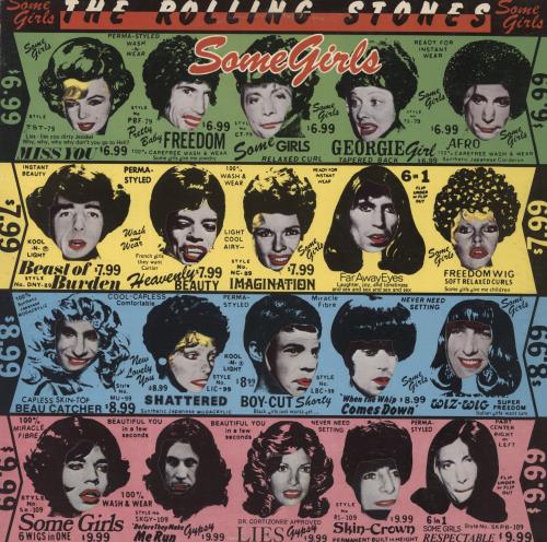 The Rolling Stones Some Girls - 1st - G/Y/B/P - EX vinyl LP album (LP record) UK ROLLPSO737582