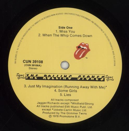 The Rolling Stones Some Girls - 1st - G/Y/B/P - EX vinyl LP album (LP record) UK ROLLPSO737582