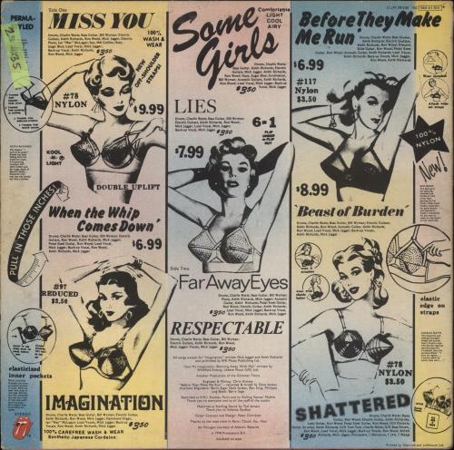 The Rolling Stones Some Girls - 1st - G/Y/B/P - EX vinyl LP album (LP record) UK ROLLPSO737582