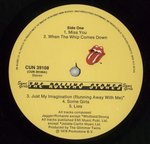 The Rolling Stones Some Girls - 1st - G/Y/B/P vinyl LP album (LP record) UK ROLLPSO659243
