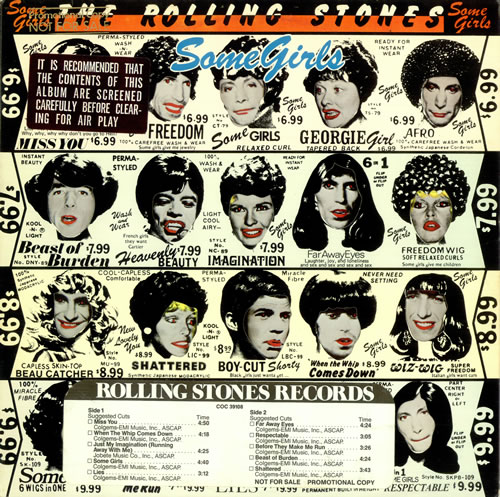 The Rolling Stones Some Girls - 1st - Light CBYG vinyl LP album (LP record) US ROLLPSO492746