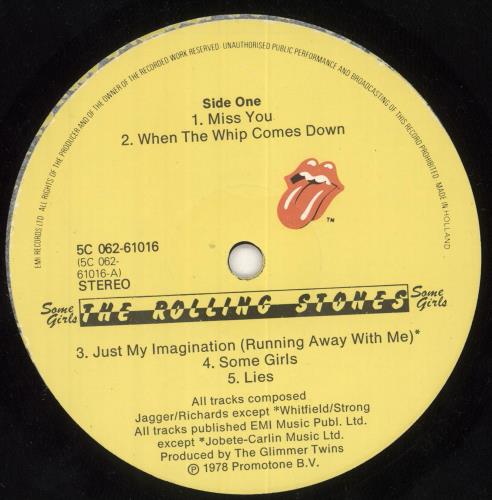 The Rolling Stones Some Girls - 1st vinyl LP album (LP record) Dutch ROLLPSO730804