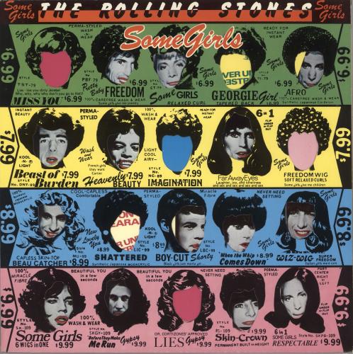 The Rolling Stones Some Girls - Censored vinyl LP album (LP record) Swedish ROLLPSO735924