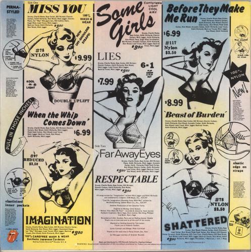 The Rolling Stones Some Girls - Censored vinyl LP album (LP record) Swedish ROLLPSO735924