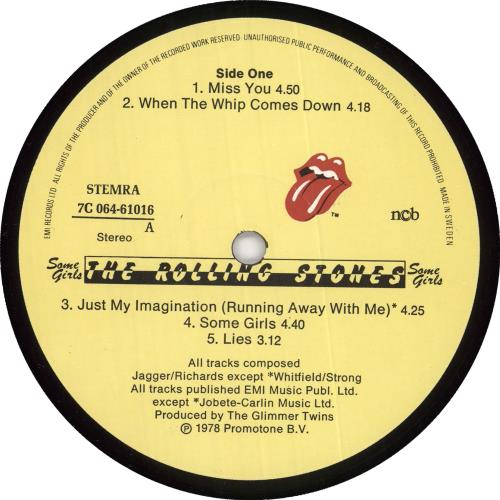 The Rolling Stones Some Girls - Censored vinyl LP album (LP record) Swedish ROLLPSO735924