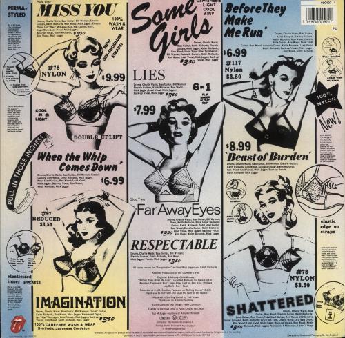 The Rolling Stones Some Girls - EX vinyl LP album (LP record) UK ROLLPSO746181