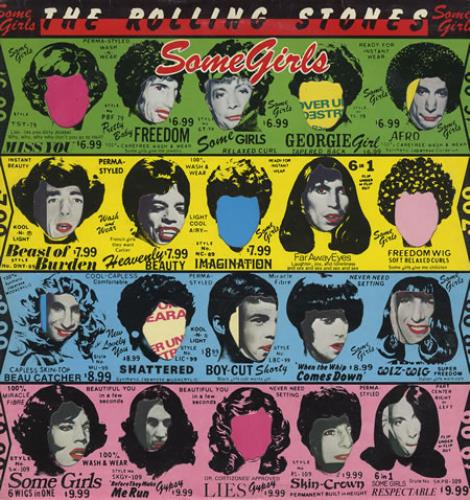 The Rolling Stones Some Girls - G/Y/B/P vinyl LP album (LP record) Italian ROLLPSO264193
