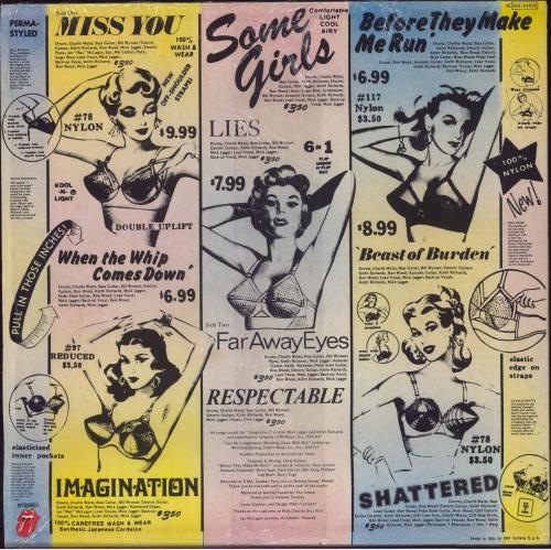 The Rolling Stones Some Girls - G/Y/B/P vinyl LP album (LP record) Italian ROLLPSO806267