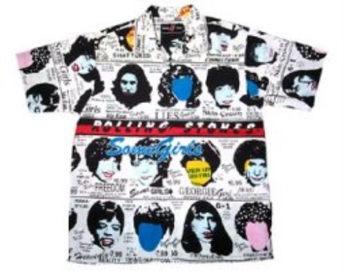 The Rolling Stones Some Girls - Medium Club Shirt clothing UK ROLMCSO328319