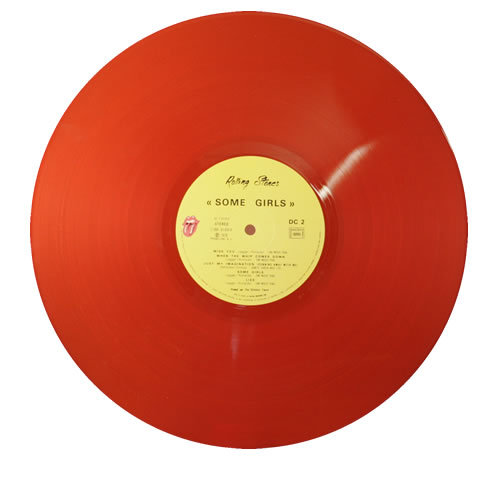 The Rolling Stones Some Girls - Red Vinyl vinyl LP album (LP record) French ROLLPSO33711