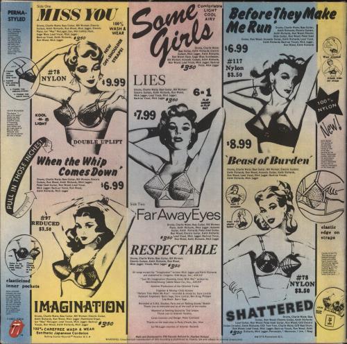 The Rolling Stones Some Girls - Uncensored vinyl LP album (LP record) Swedish ROLLPSO797272