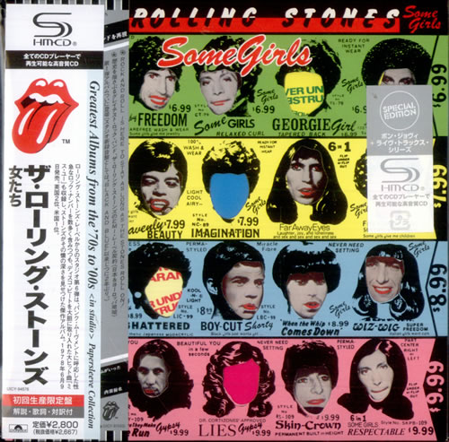 The Rolling Stones Some Girls SHM CD Japanese ROLHMSO504794