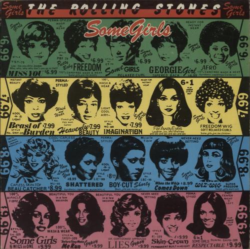 The Rolling Stones Some Girls vinyl LP album (LP record) Greek ROLLPSO555469