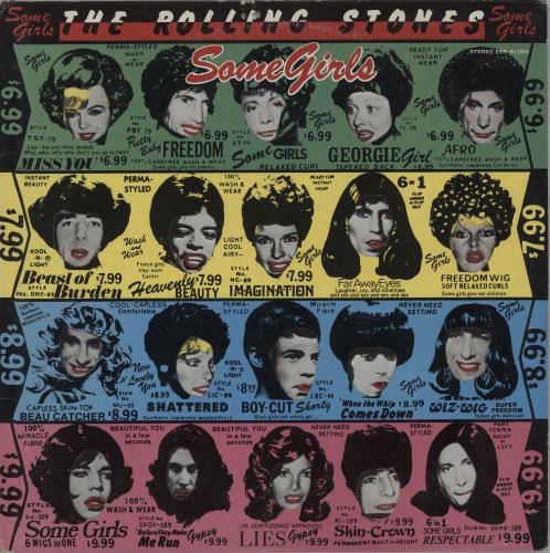 The Rolling Stones Some Girls vinyl LP album (LP record) Japanese ROLLPSO670830