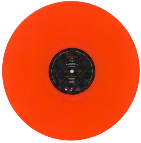 The Rolling Stones Steel Wheels Live - 180 Gram Orange & Blue Vinyl 4-LP vinyl album record set UK ROL4LST864811
