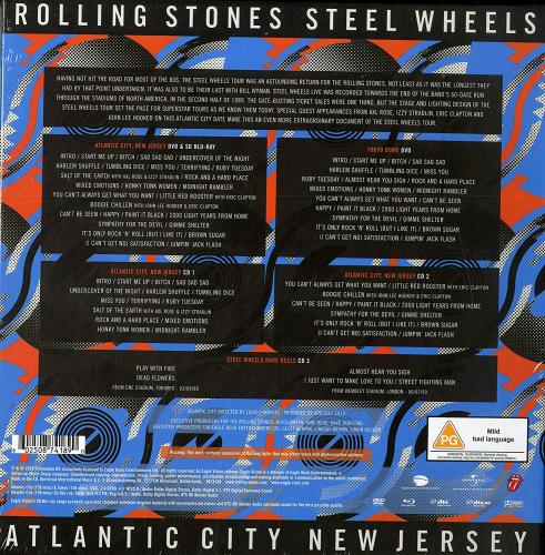 The Rolling Stones Steel Wheels Live - Special Limited Edition CD Album Box Set UK ROLDXST780990