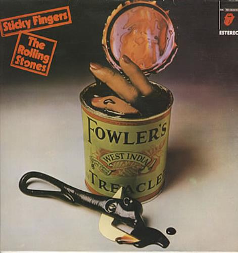 The Rolling Stones Sticky Fingers - 2nd Issue vinyl LP album (LP record) Spanish ROLLPST143212