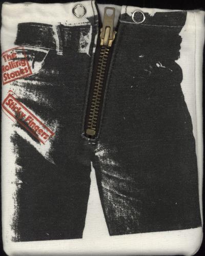 The Rolling Stones Sticky Fingers - Cloth Zipper Pouch + Autographed Certificate CD album (CDLP) Austrian ROLCDST213840