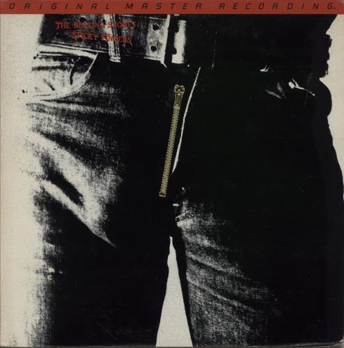 The Rolling Stones Sticky Fingers - VG/EX vinyl LP album (LP record) US ROLLPST764199