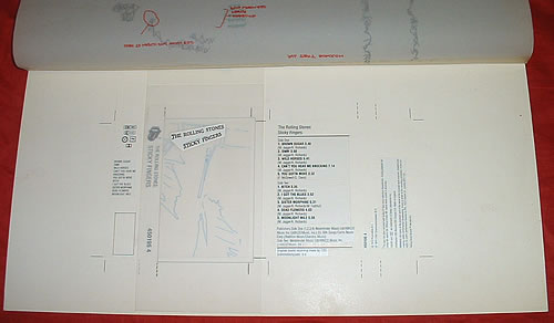 The Rolling Stones Sticky Fingers artwork UK ROLARST336598