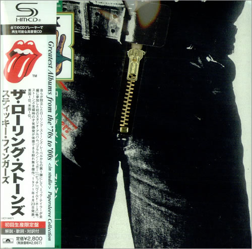 The Rolling Stones Sticky Fingers SHM CD Japanese ROLHMST504774