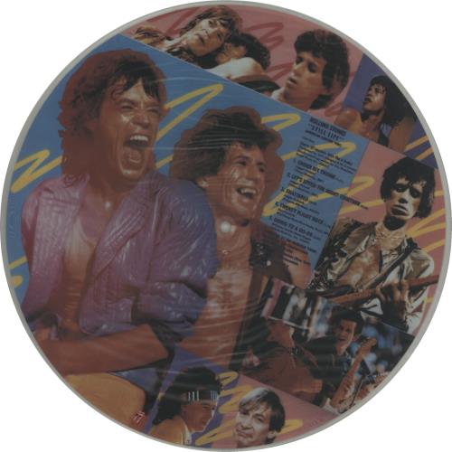 The Rolling Stones Still Life - gold promo stamp picture disc LP (vinyl picture disc album) US ROLPDST89318