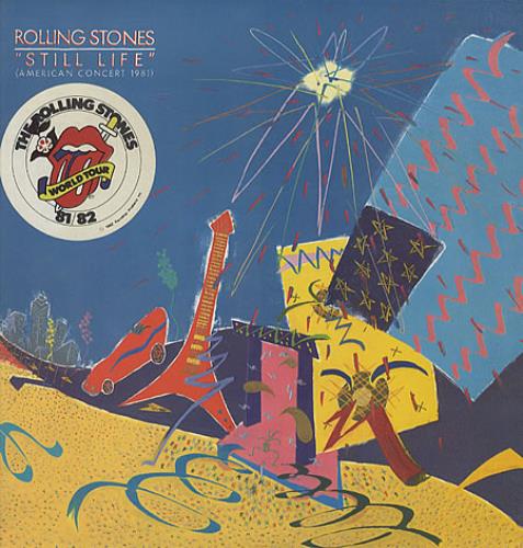 The Rolling Stones Still Life - Stickered Sleeve vinyl LP album (LP record) UK ROLLPST330212