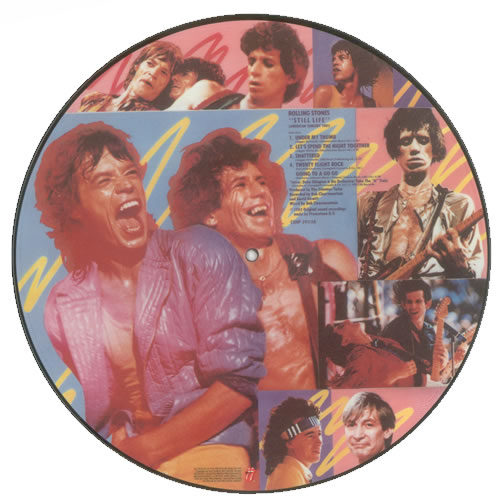 The Rolling Stones Still Life picture disc LP (vinyl picture disc album) US ROLPDST104003