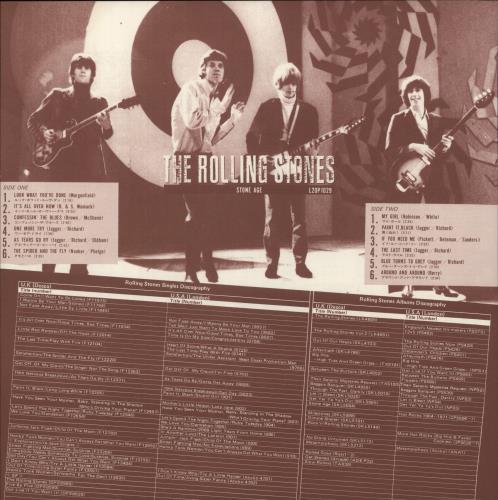 The Rolling Stones Stone Age - Orange Vinyl vinyl LP album (LP record) Japanese ROLLPST100880