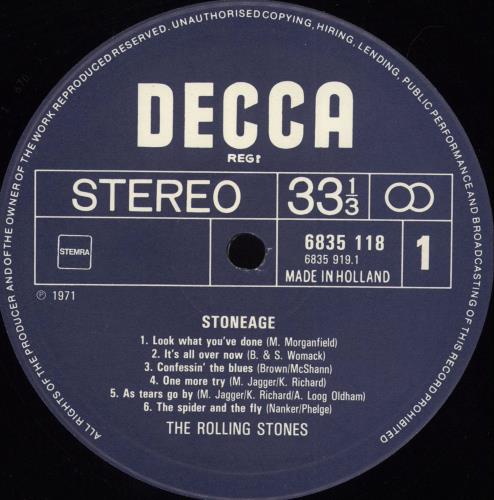 The Rolling Stones Stone Age vinyl LP album (LP record) Dutch ROLLPST708188