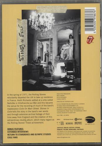 The Rolling Stones Stones In Exile DVD UK ROLDDST510163