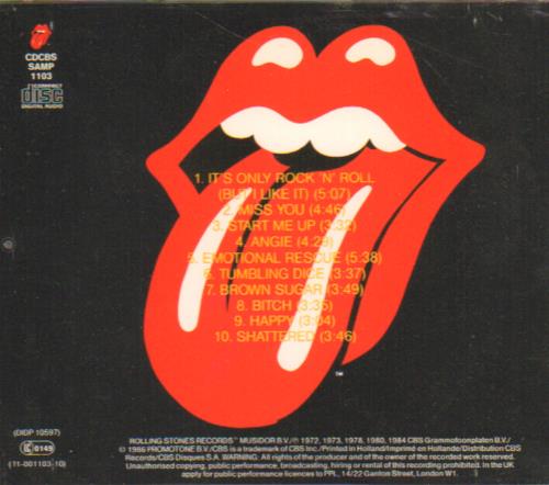 The Rolling Stones Stones On Cd: A Radio Sampler CD album (CDLP) UK ROLCDST86415