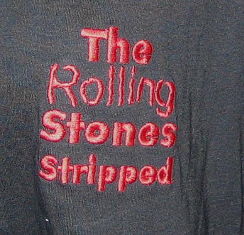 The Rolling Stones Stripped - Black XL t-shirt US ROLTSST343210