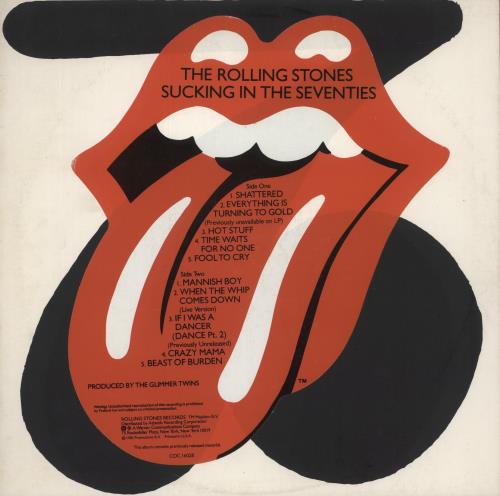 The Rolling Stones Sucking In The Seventies - Stickered - EX vinyl LP album (LP record) US ROLLPSU870935