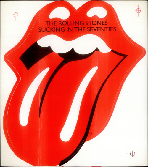 The Rolling Stones Sucking In The Seventies - Window Sticker display US ROLDISU537846