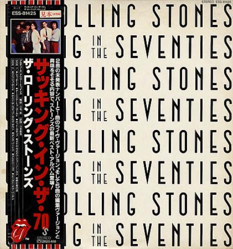 The Rolling Stones Sucking In The Seventies vinyl LP album (LP record) Japanese ROLLPSU200530