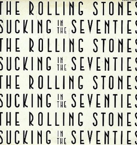 The Rolling Stones Sucking In The Seventies vinyl LP album (LP record) Japanese ROLLPSU296475