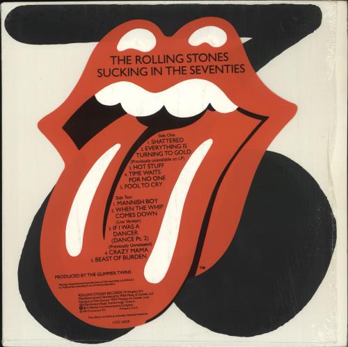 The Rolling Stones Sucking In The Seventies vinyl LP album (LP record) Canadian ROLLPSU708186
