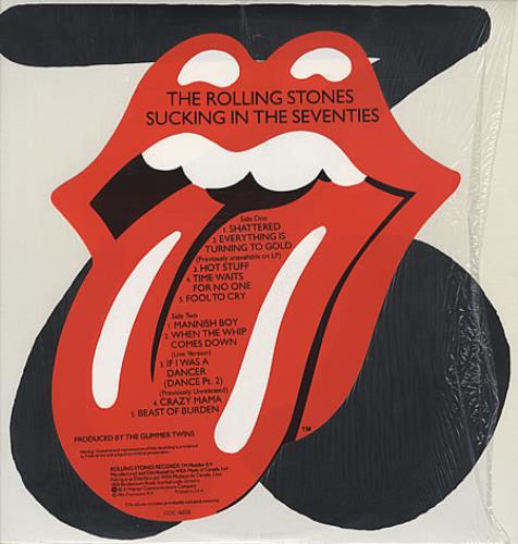The Rolling Stones Sucking In The Seventies vinyl LP album (LP record) Canadian ROLLPSU72892