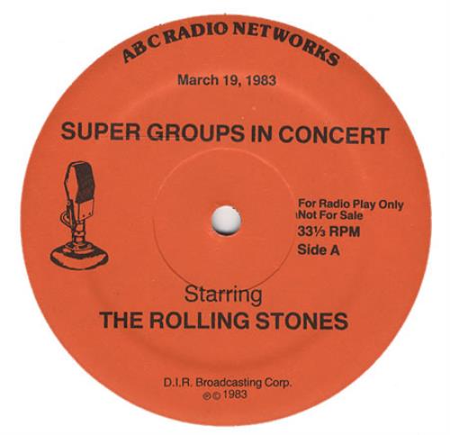 The Rolling Stones Supergroups In Concert 3-LP vinyl record set (Triple LP Album) US ROL3LSU417729