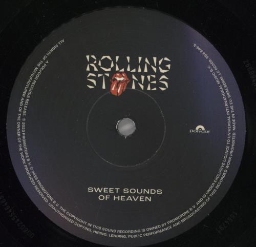The Rolling Stones Sweet Sounds Of Heaven - One-sided Etched Black Vinyl 10" vinyl single (10 inch record) UK ROL10SW855151