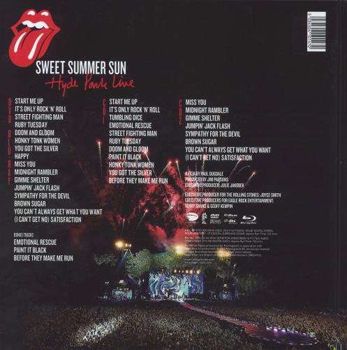 The Rolling Stones Sweet Summer Sun - Hyde Park Live box set UK ROLBXSW814228