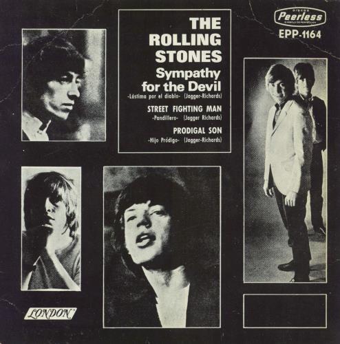 The Rolling Stones Sympathy For The Devil 7" vinyl single (7 inch record / 45) Mexican ROL07SY112570