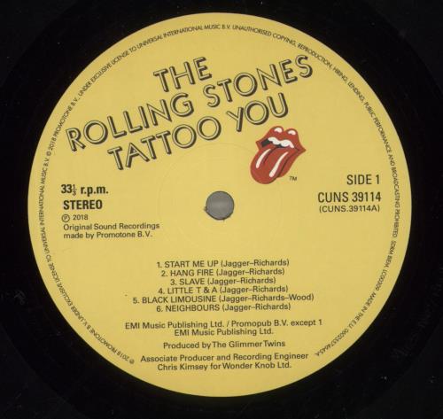 The Rolling Stones Tattoo You - 180gm Half-Speed Master vinyl LP album (LP record) UK ROLLPTA882796