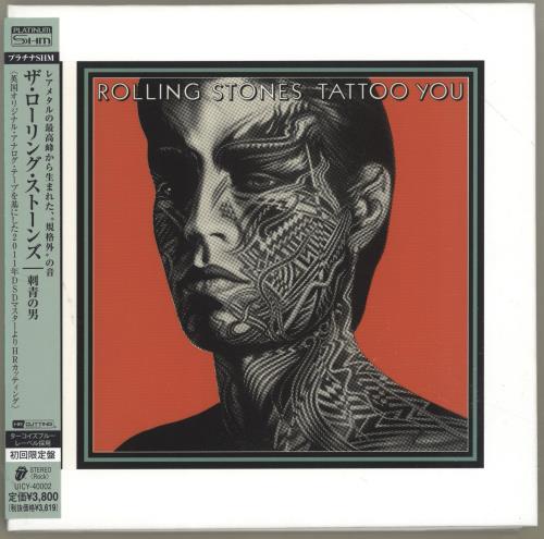 The Rolling Stones Tattoo You - Platinum SHM CD Japanese ROLHMTA692233