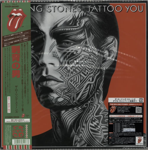 The Rolling Stones Tattoo You CD album (CDLP) Japanese ROLCDTA354512