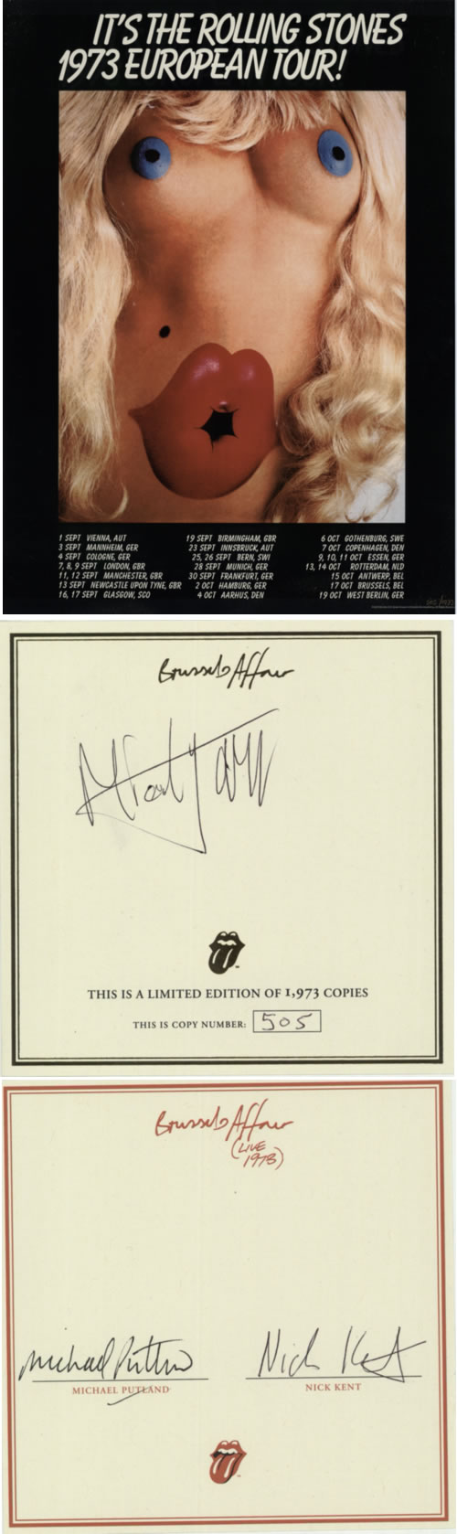 The Rolling Stones The Brussels Affair - Collector's Edition Box Set box set UK ROLBXTH593049