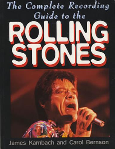 The Rolling Stones The Complete Recording Guide To The Rolling Stones book UK ROLBKTH386664
