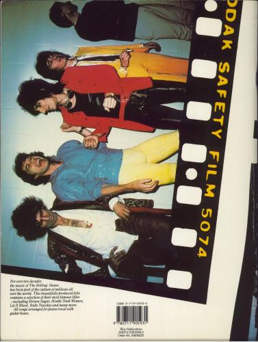 The Rolling Stones The Great Songs of the Rolling Stones book UK ROLBKTH821917